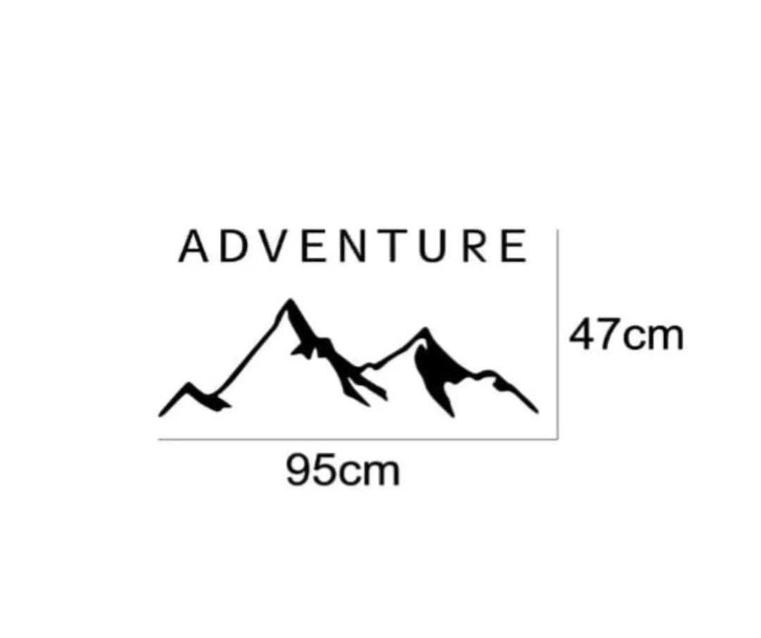 Berge Adventure Aufkleber