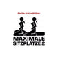 2x Maximale Sitzplätze Pussy Lustig #6