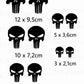 Punisher Skull Aufkleber Set #22