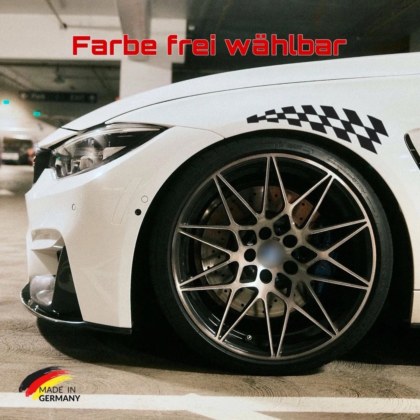2x Seitenstreifen Auto Aufkleber Sticker #12