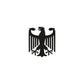 Deutschland Adler Wappen Aufkleber #1