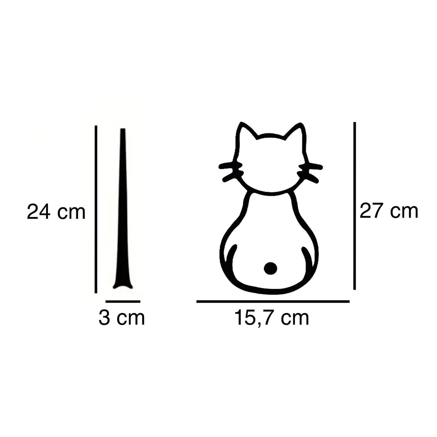 Beweglicher Katze Scheibenwischer Aufkleber #149