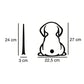 Beweglicher Hund Scheibenwischer Aufkleber #150