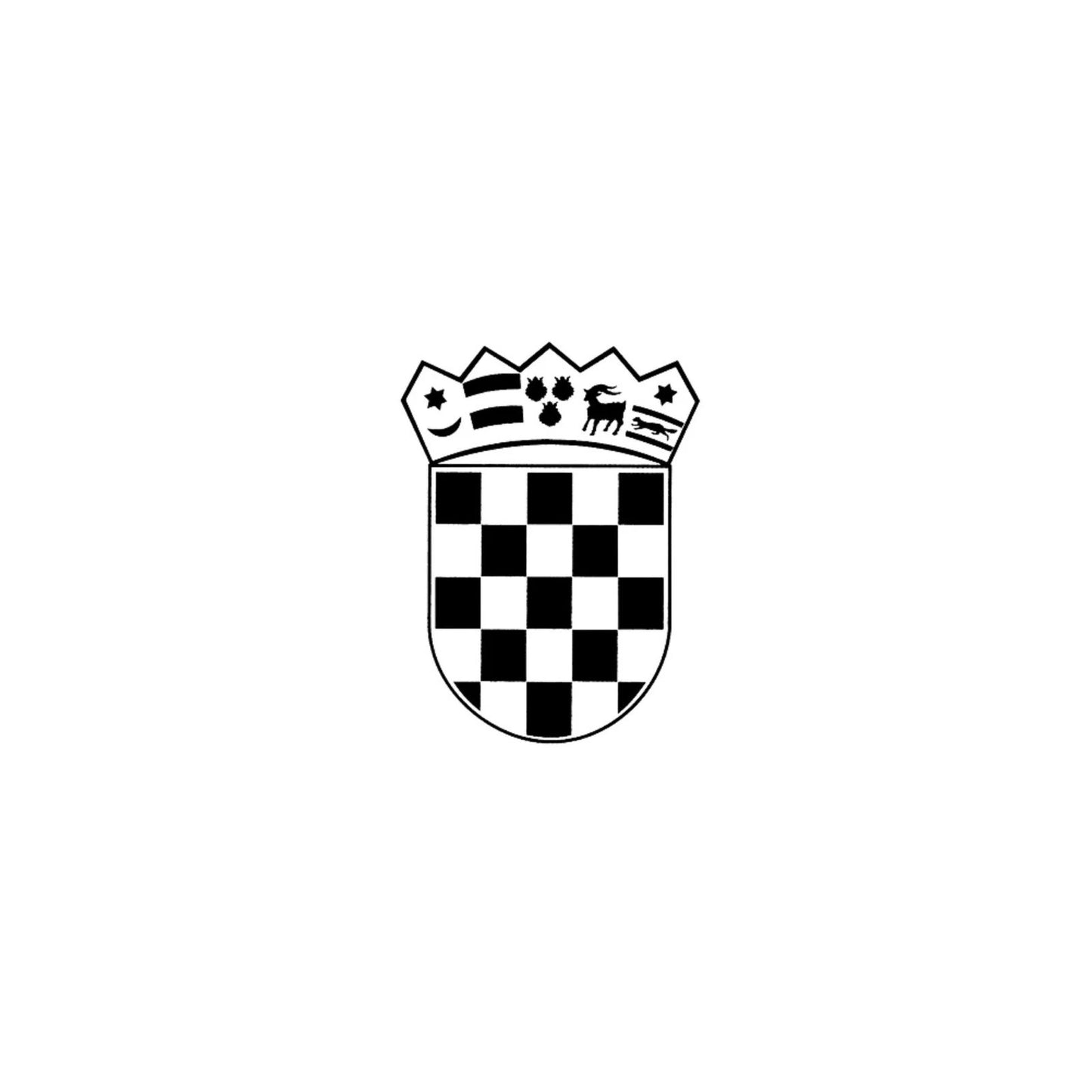 Kroatien Hrvatska Croatia Aufkleber Wappen #1