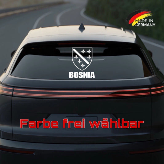 Bosna Aufkleber Bosnien und Herzegowina Flagge & Wappen #2