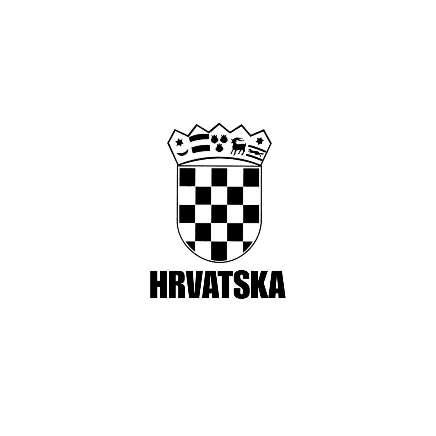 Kroatien Hrvatska Croatia Aufkleber Wappen #2