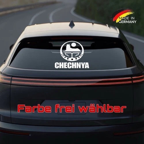 Tschetschenien Chechnya Wappen Aufkleber Borz Wolf #2